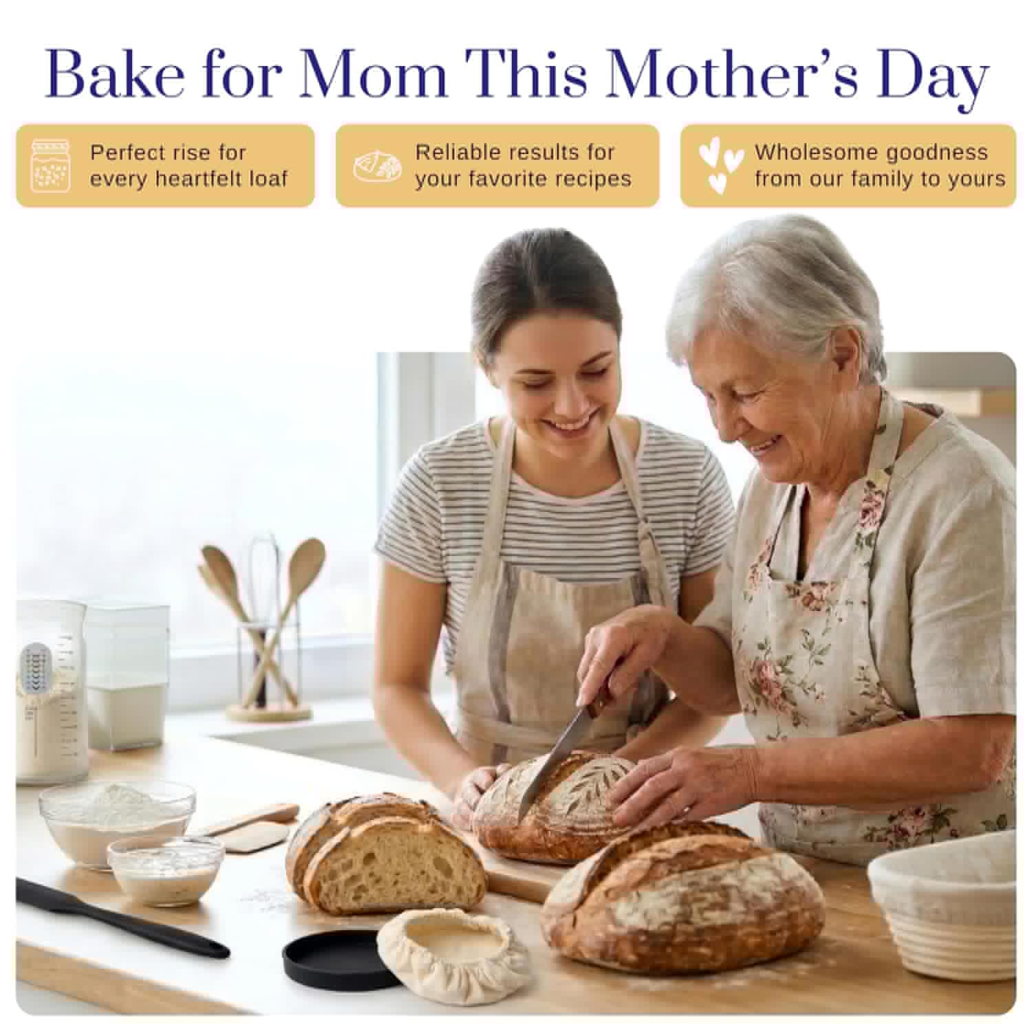 Captain Sourpants San Francisco Sourdough Starter Culture - 100+ Year Old Heirloom Kit for Bread, Pizza, Pancakes | Easy Instructions Included