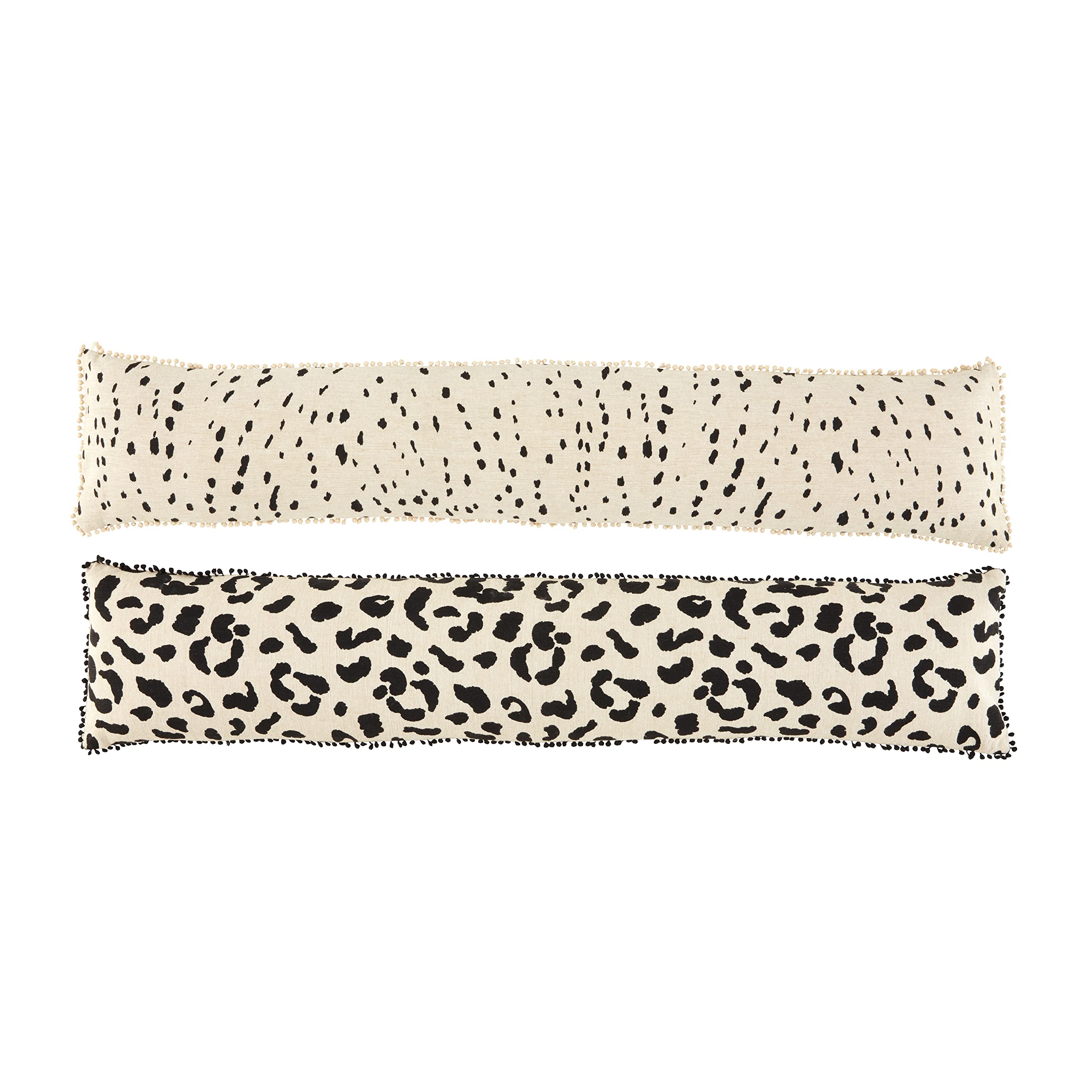 Mud Pie Cheetah Animal Print Pillow, 7" x 35"