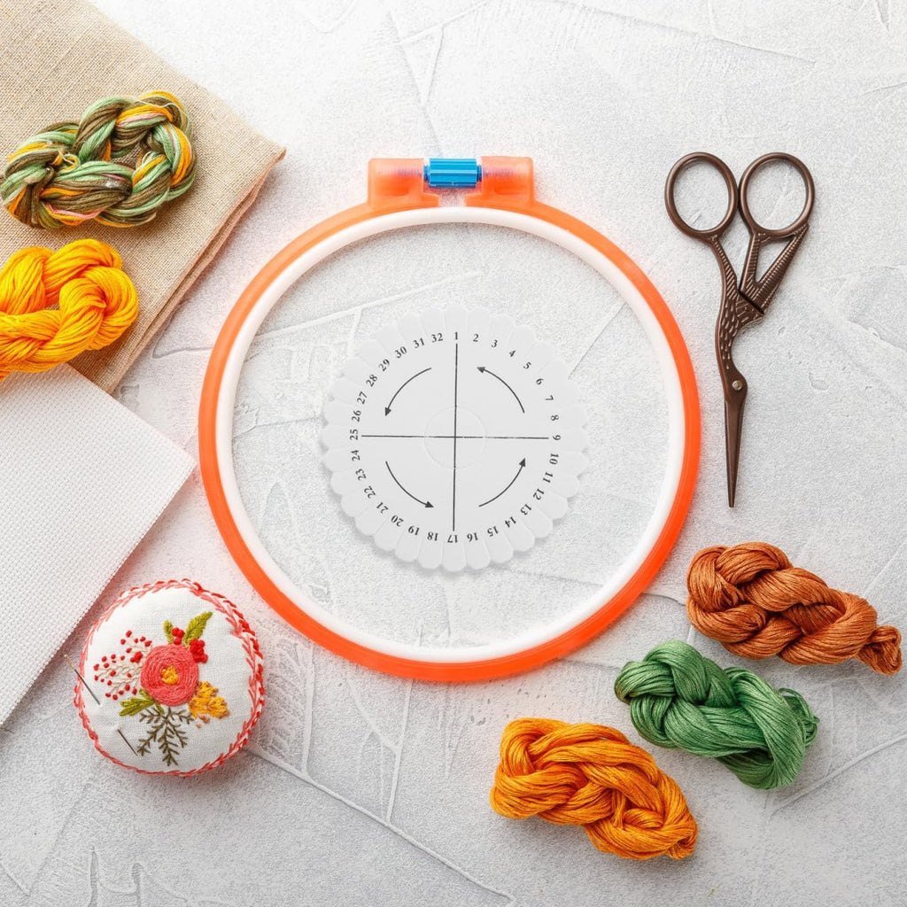 Uonlytech Round Weaving Disk - 32 Slot Bracelet Braiding Plate for DIY Jewelry Making | Ideal for Beginners