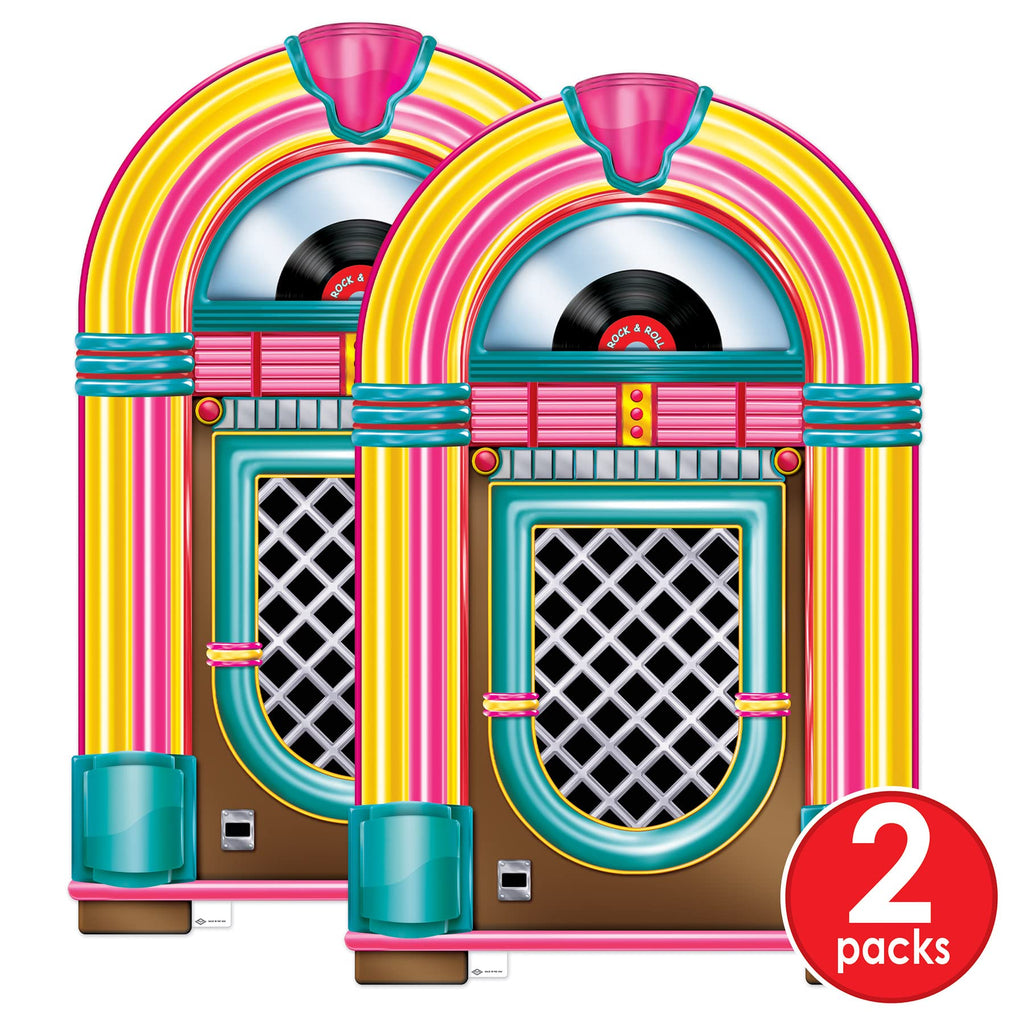 Beistle , 2 Piece Jukebox Cutouts, 3'