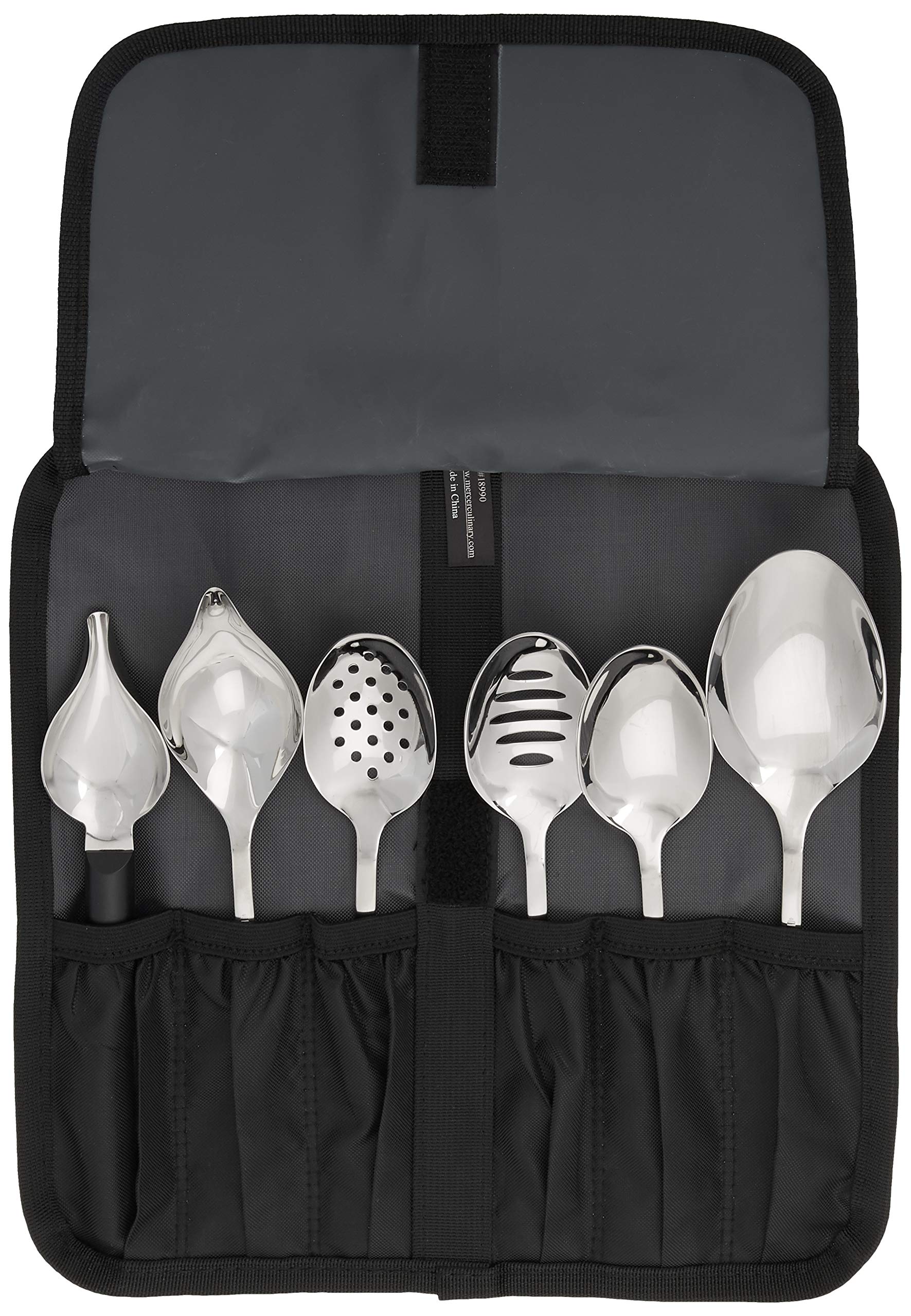 Mercer Culinary 7 Piece Plating Spoons II Set