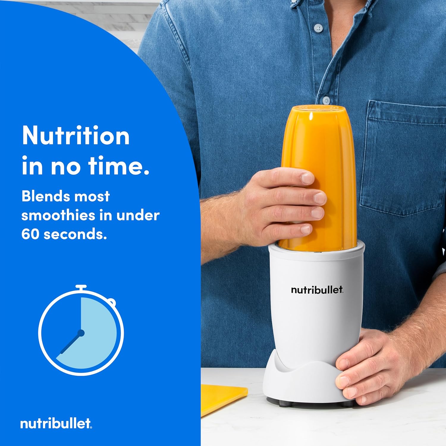 Nutribullet Pro Nutrient Extractor - 900W Power for Smoothies | Matte White Finish