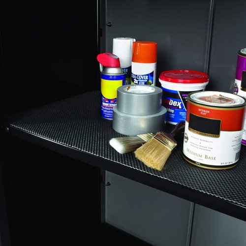 Con-Tact Brand Industrial Grip Premium Shelf Liner, Non-Adhesive and Non-Slip Drawer Liner, Heavy-Duty, Waterproof, Easy-to-Clean, 86" x 22", Black