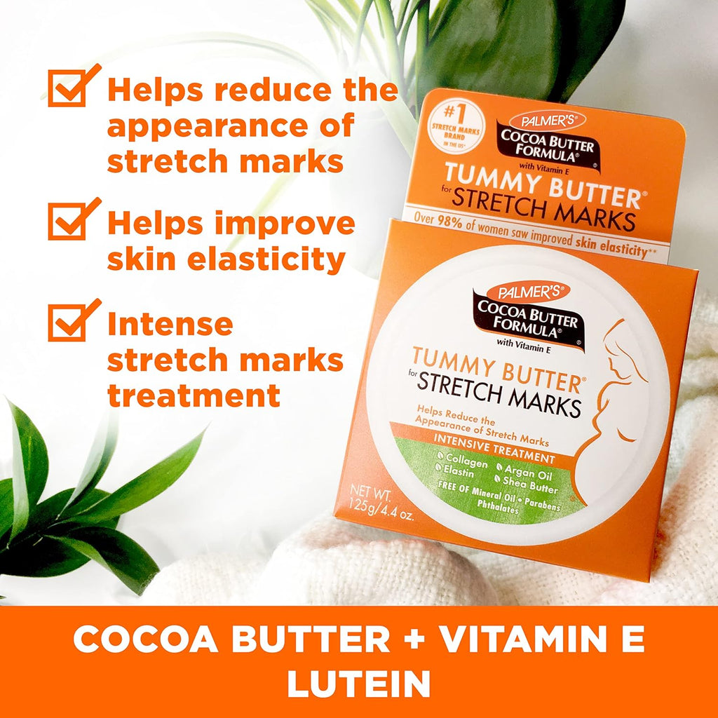Palmer's Cocoa Butter Formula Pregnancy Skin Care Kit - Stretch Mark & Scar Treatment | 4-Piece Full Size Set