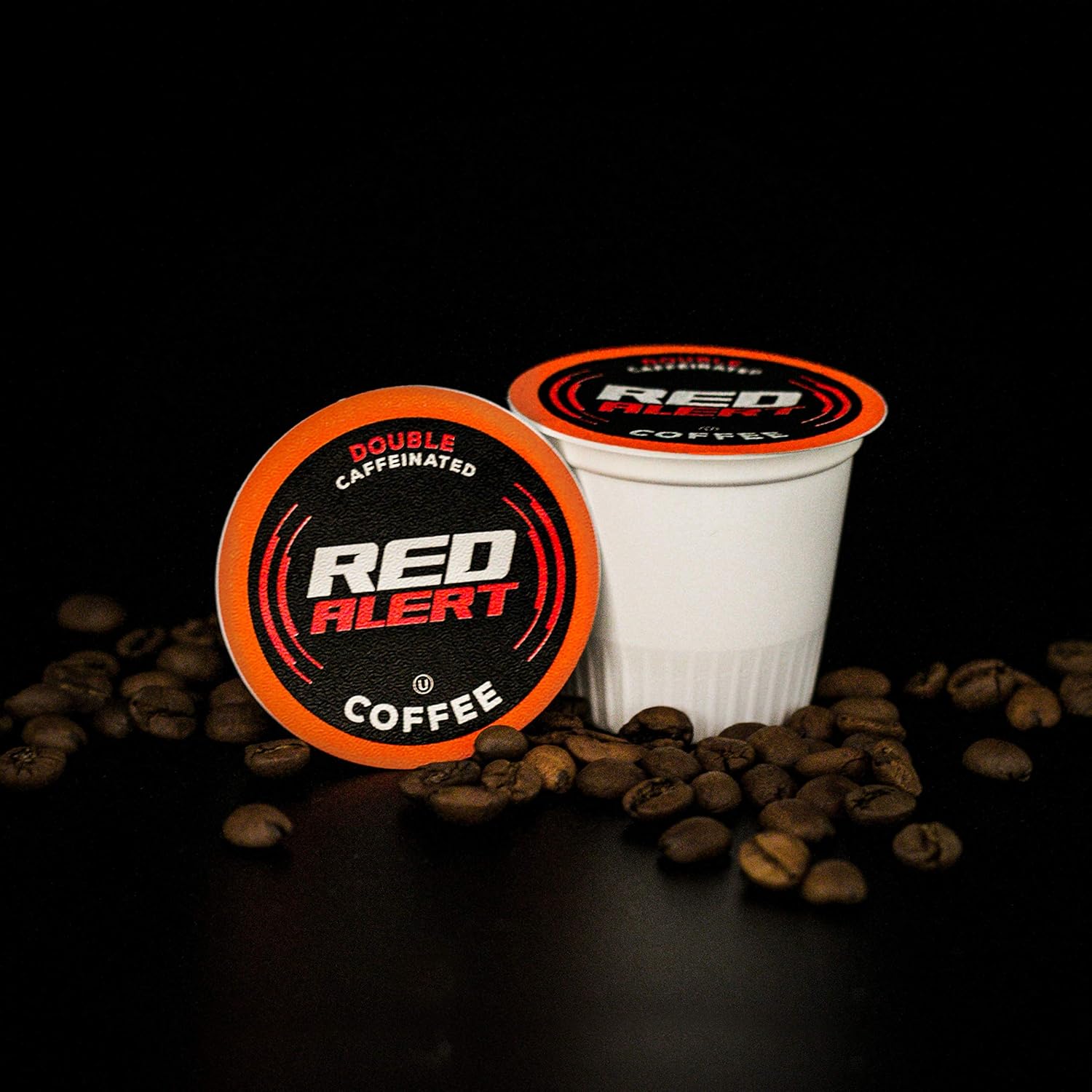 Red Alert Coffee Extra Strong Coffee Pods - Recyclable & Compatible With 2.0 Keurig Brewers | 40 Count Pack