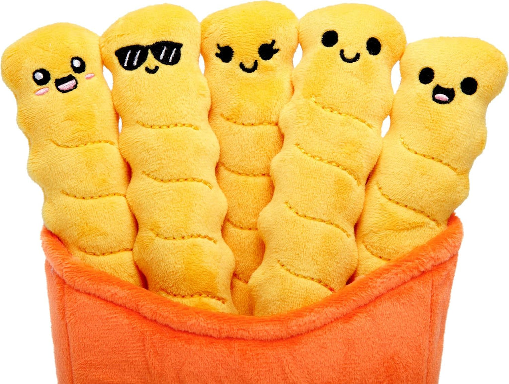 WHAT DO YOU MEME? Plush Emotional Support Crinkle Fries - Soft & Cuddly Comfort Toy