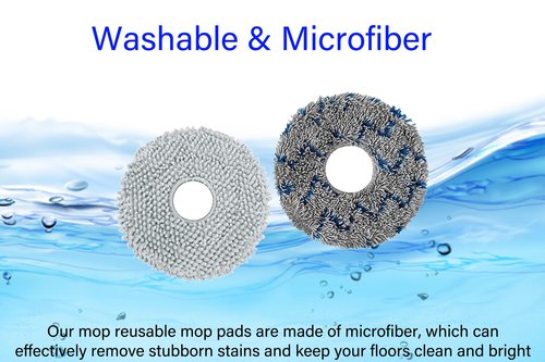 M12 Accessories Kit Compatible With Yeedi M12 Pro+ ECOVACS DEEBOT T30S Robot Vacuum Replacement Parts, 18 Pack