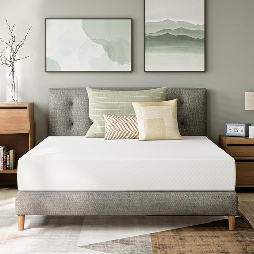 GAESTE 8-Inch Full Cooling Gel Memory Foam Mattress - Medium Firm, CertiPUR-US Certified, Pressure Relief, Removable Cover