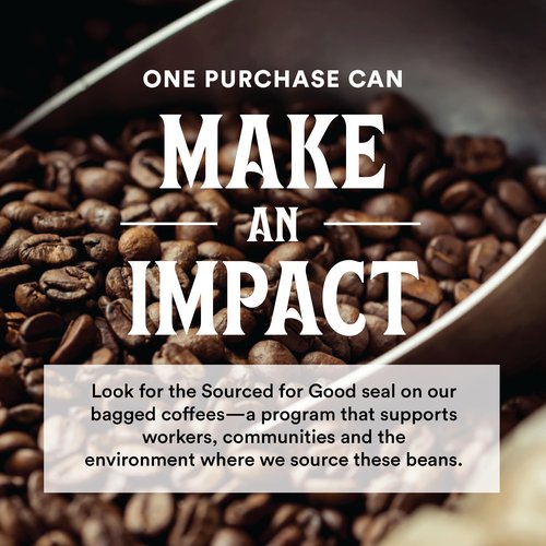 Whole Foods Market, Organic Sierra Blend Ground Coffee, Medium-Dark Roast, Dark Chocolate & Caramel, 12 Ounce