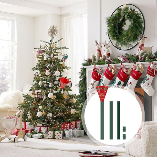 IPOOLTENG Christmas Tree Watering Funnel 3 Tube 1 Funnels 40 Inch - 3 Section Plastic Christmas Tree Funnel Waterer, Long Funnels for Watering Trees, Best Gifts for Your Parents to Water Tree