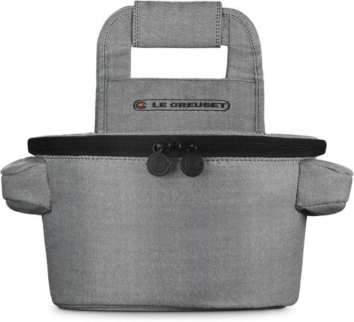 Le Creuset Round Dutch Oven Tote Bag - 15-Inch, Stylish Noir Design for Easy Transport