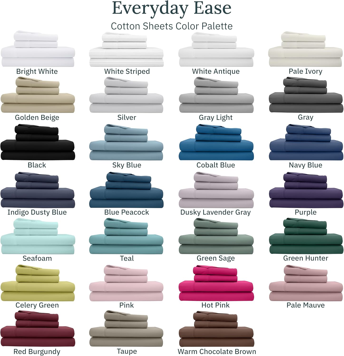 California Design Den King Size Cotton Sheets Set - 100% Soft Cotton, 400 Thread Count, Deep Pockets, Hunter Green