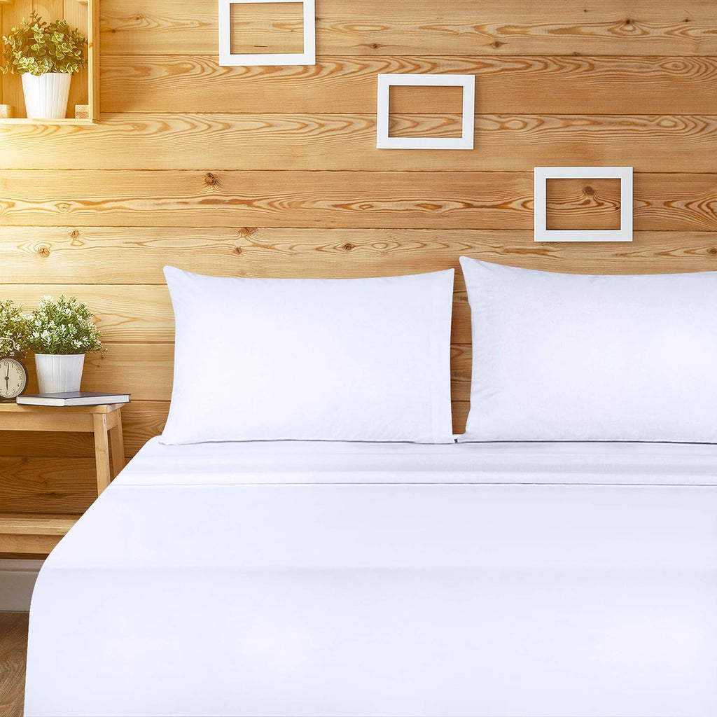 Utopia Bedding King Pillow Cases - Soft Brushed Microfiber - 20 X 40 Inches | 120 Pack, White