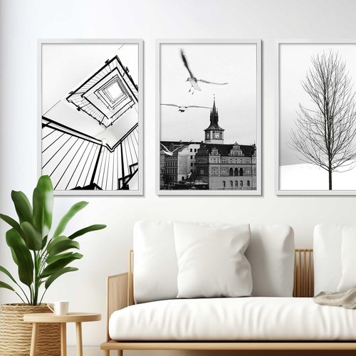 LaVie Home 18x24 Picture Frame - Classic White Wall Display with HD Plexiglas | Vertical & Horizontal Use