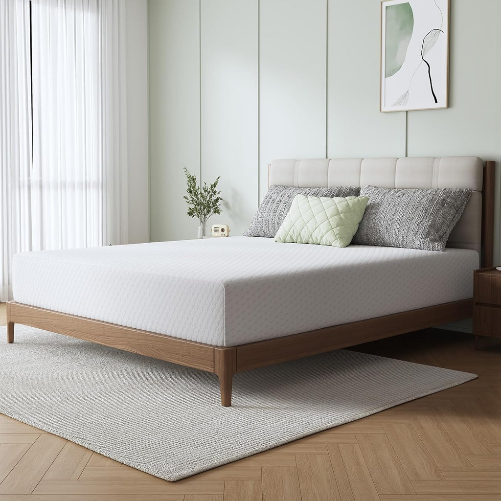 Novilla 10 Inch Full Mattress - Memory Foam with Breathable Comfort Layer & High-Density Support for Pressure Relief