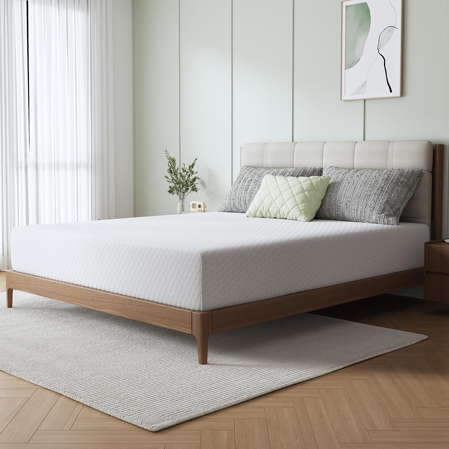 Novilla 10 Inch Full Mattress - Memory Foam with Breathable Comfort Layer & High-Density Support for Pressure Relief