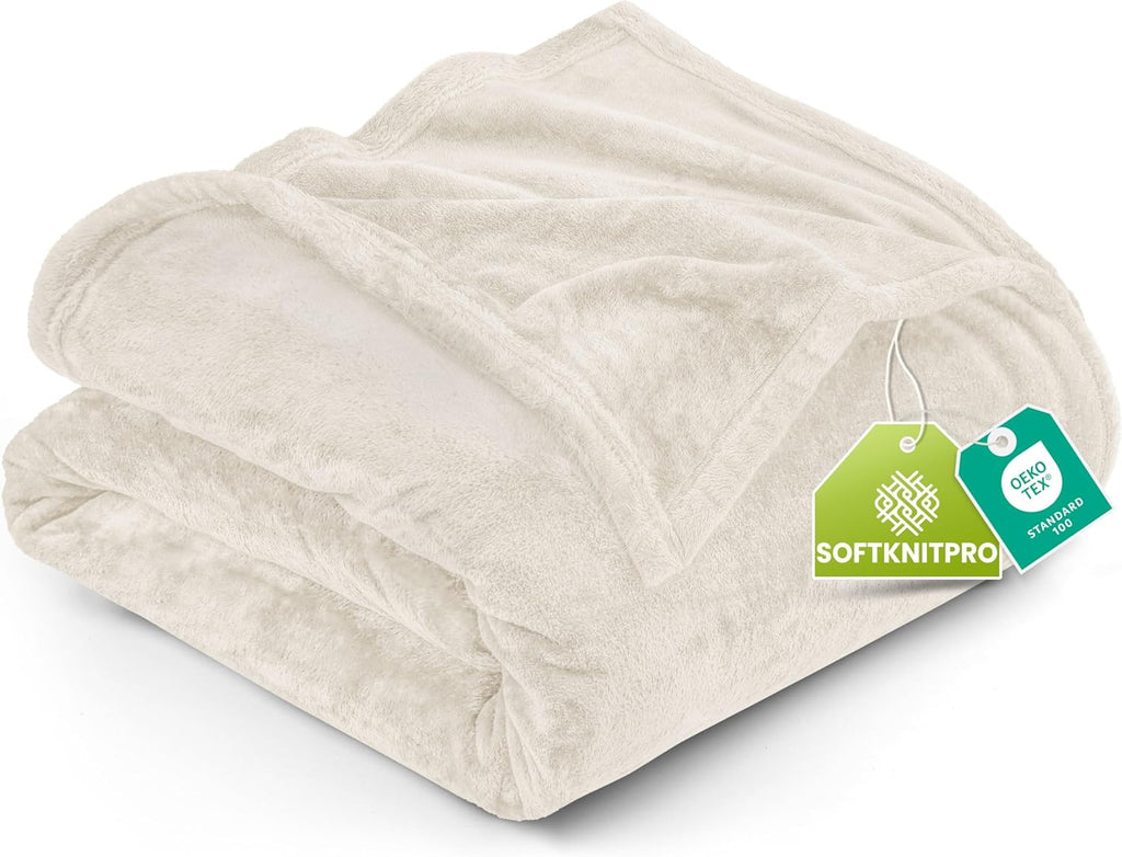 Utopia Bedding Fleece Blanket - Ultra Soft & Warm Queen Size (90x90 Inches) | Cozy Microfiber for All-Season Comfort