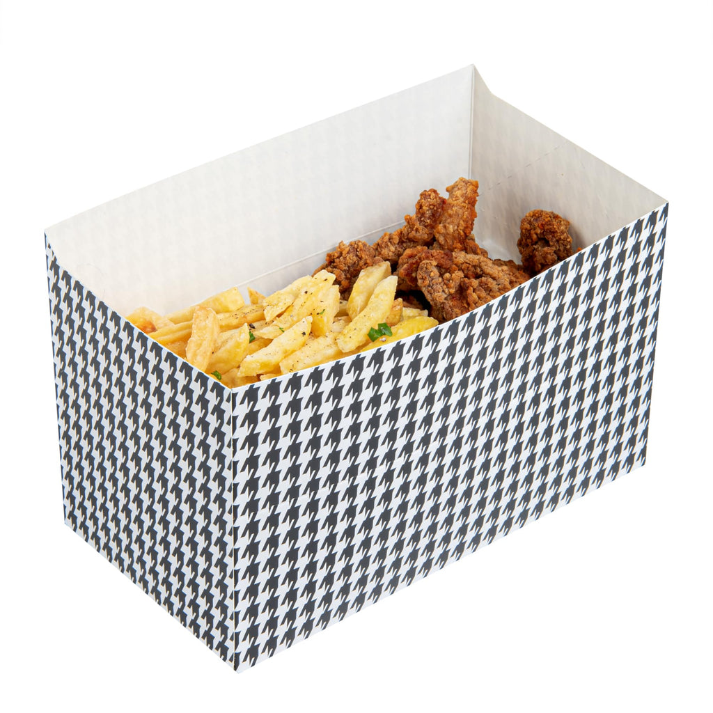 Restaurantware Paper Takeout Box 100 Count 71 Ounce Greaseproof Freezer-Safe Container Spill-Resistant Large Meal Packaging Black