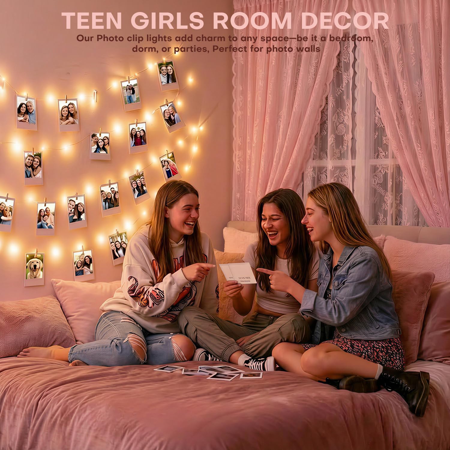 Skiennix Aesthetic 40Ft 120LED Fairy Lights - 8 Modes, Timer & Waterproof | Perfect Teen Girl Gift for Dorm Décor
