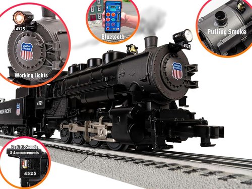Lionel Union Pacific Flyer LionChief Electric O Gauge Train Set - Bluetooth 5.0 & Remote Control