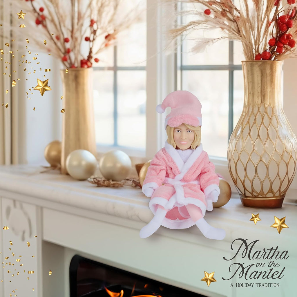 Martha Stewart Plush Robe & Sleep Mask Expansion Pack | Perfect Secret Santa Gift for Collectors
