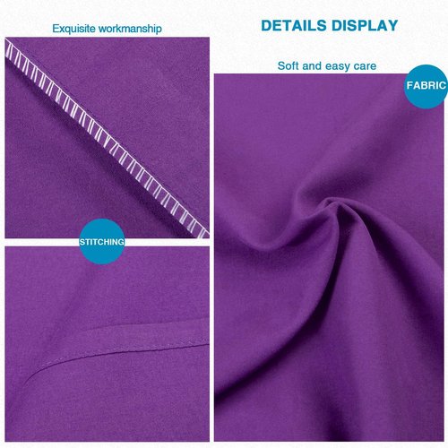 FLXXIE Body Pillow Cover - Super Soft Microfiber 20x54 Pillowcase | Envelope Closure, Stain Resistant, Purple