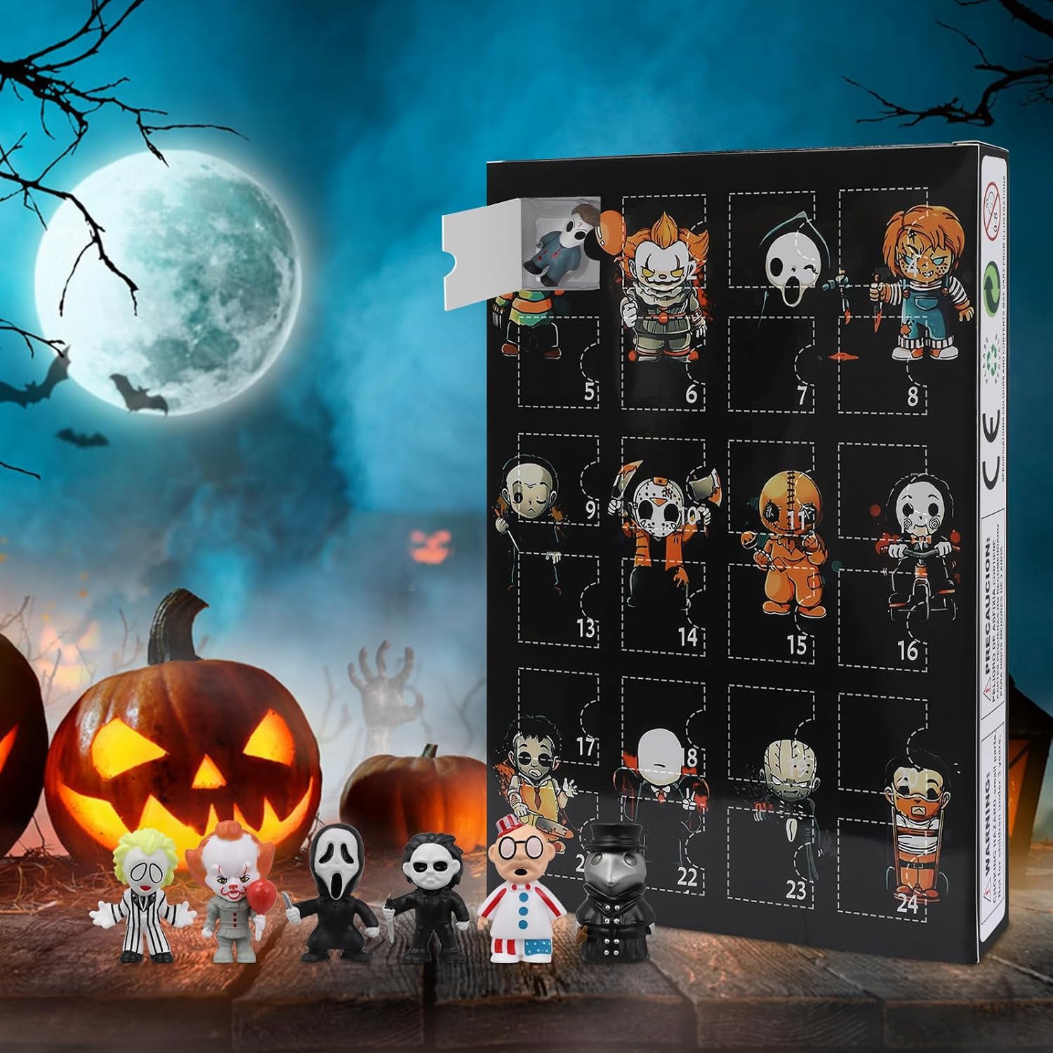 Regine Switzerland Halloween Advent Calendar 2025 - Countdown with 24 Classic Doll Collectibles