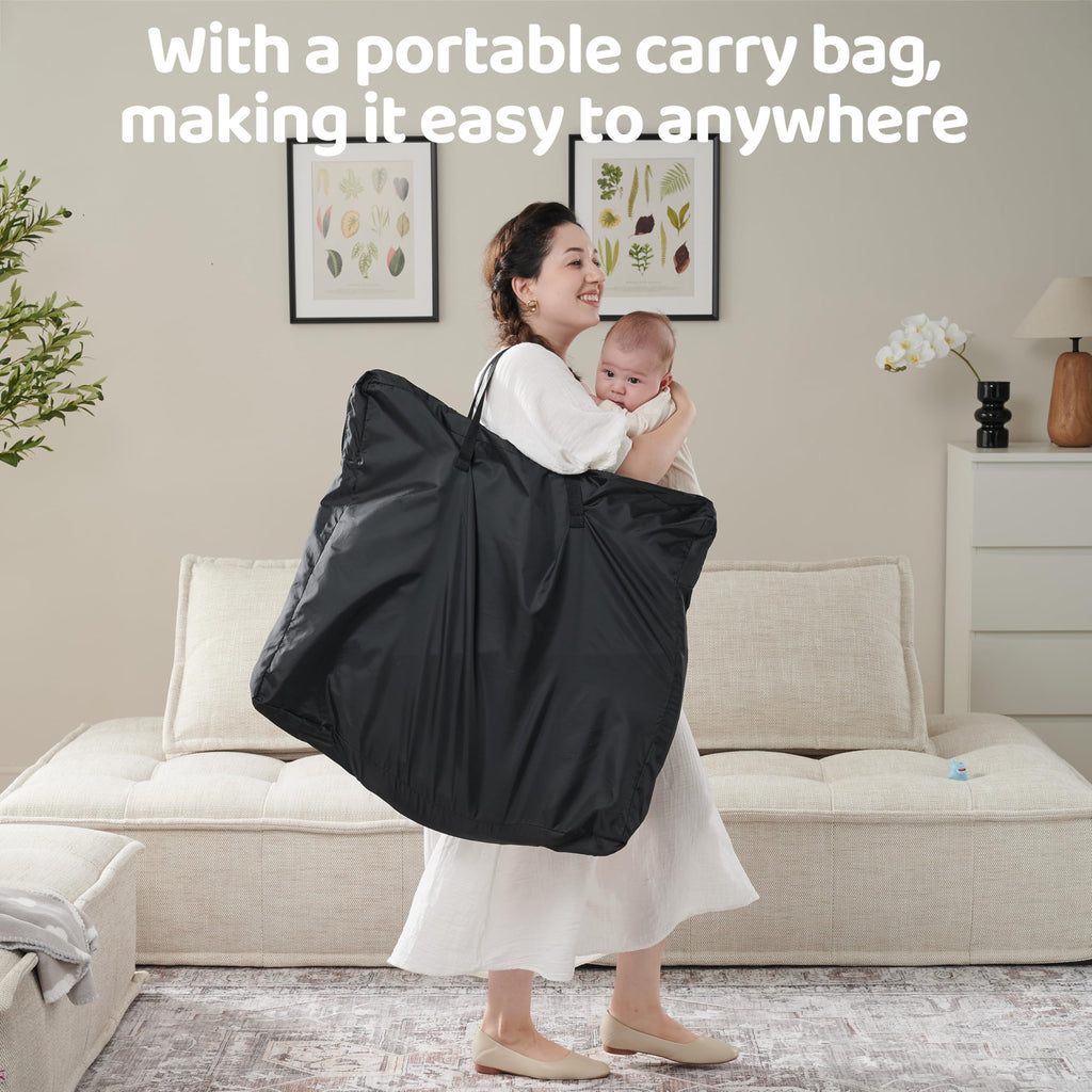 Pamo babe Portable Bassinet and Play Space Baby Dome Travel Crib for Newborn
