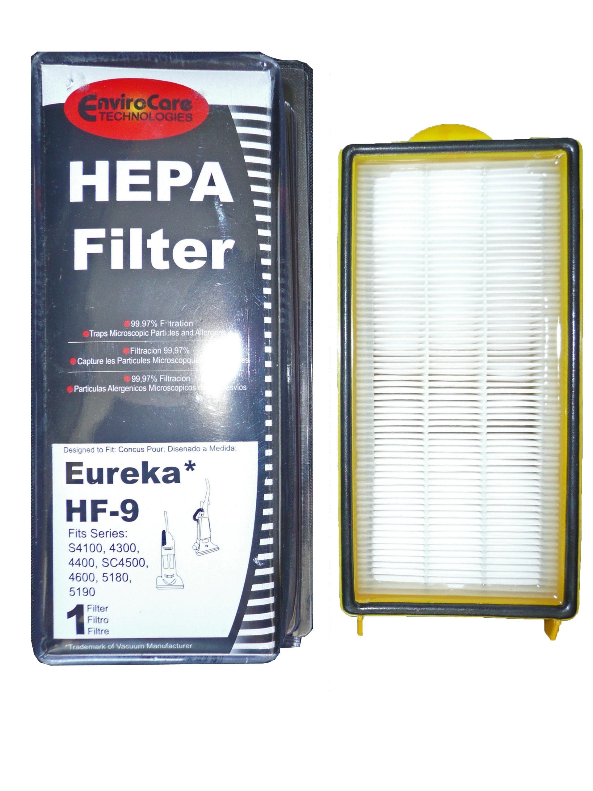 EnviroCare Replacement HEPA Vacuum Filter for Eureka HF-9 Uprights