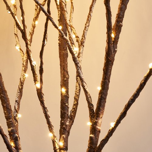 LITBLOOM Lighted Flokced Tree with Fairy Lights 6FT 330 LED, Snowy Tree with Lights for Indoor Outdoor Home Christmas Holiday Decoration