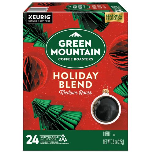 Green Mountain Coffee Roasters Holiday Blend, Keurig Single Serve K-Cup Pods, 96 Count