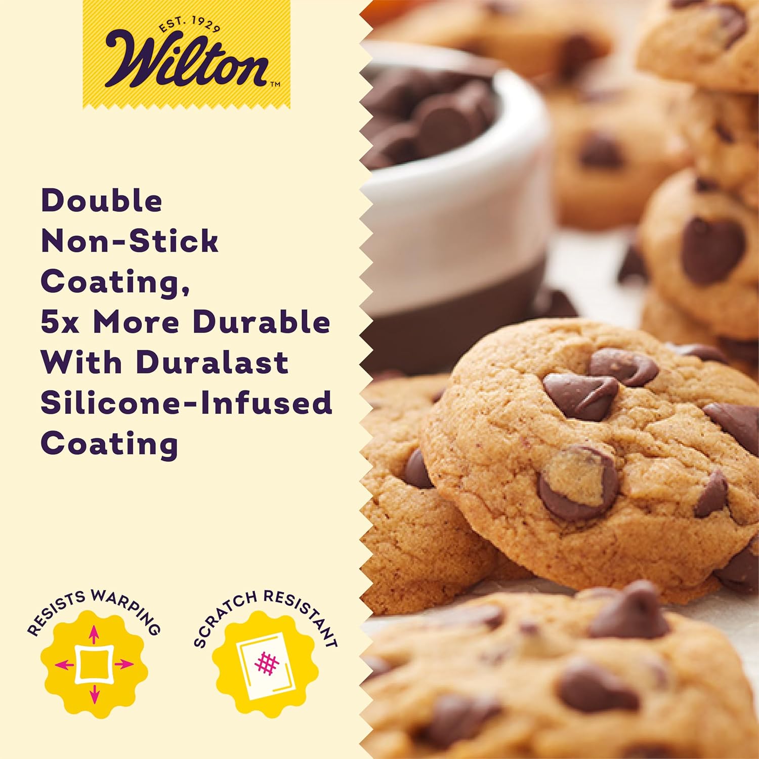 Wilton Platinum Non-Stick Bakeware - Large 11x17 in Anti-Warp Baking Sheet, PFAs Free