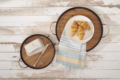 Primitives by Kathy Decorative Kitchen Towel - The Beach is My Happy Place