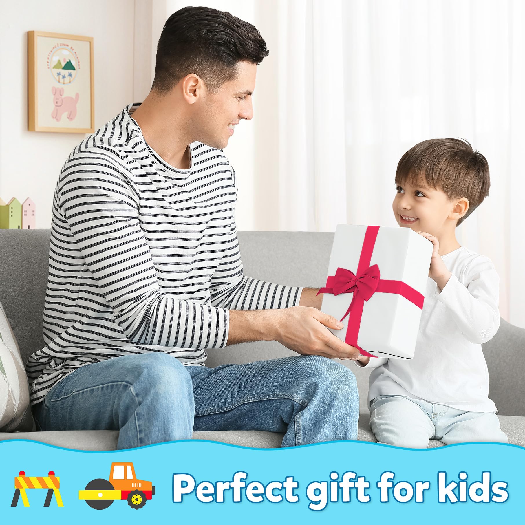 mermaker Rainbow Blanket for Girls and Boys, 380 GSM Pink Rainbow Blankets for Kids, Cartoon Cute Rainbow Toddler Blankets for Baby, Soft Fleece Baby Blanket for Crib and Stroller (30x40 inches)