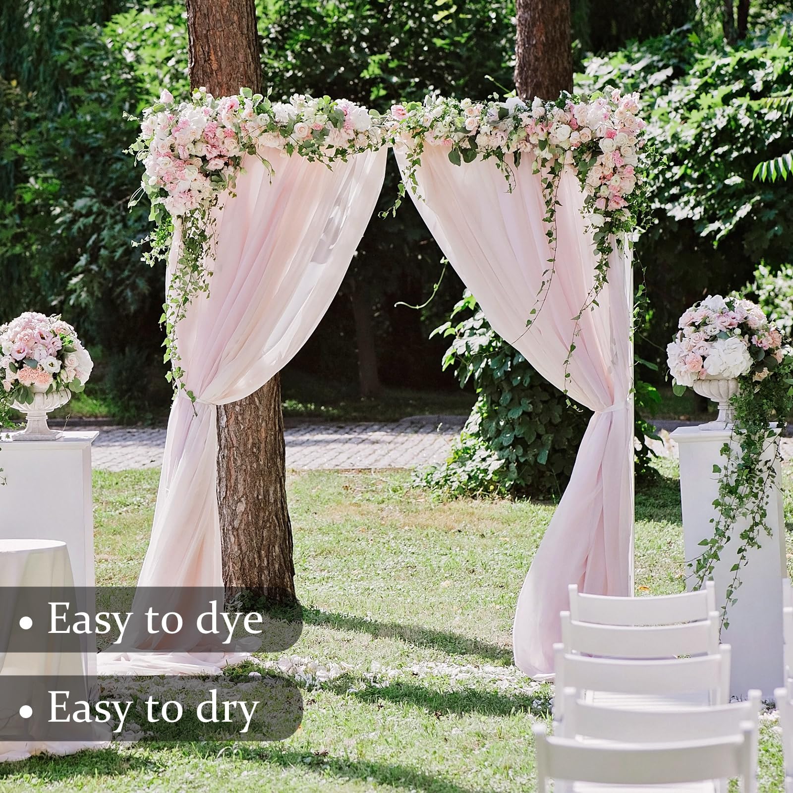 Bememo Bleached Cheesecloth for Straining Extra Large 110 Yard 100% Natural Cotton Grade 50 Cheese Cloth for Wedding Decoration, Polishing, Straining, White (Grade 50,110 x 1 Yard)
