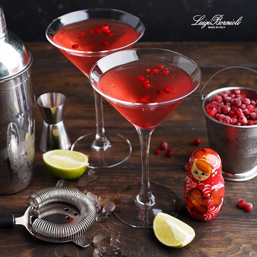Luigi Bormioli Crescendo 10 Oz Martini Glasses, Set of 4, Crystal Cocktail Glasses, Dishwasher Safe Martini Glass, Made in Italy
