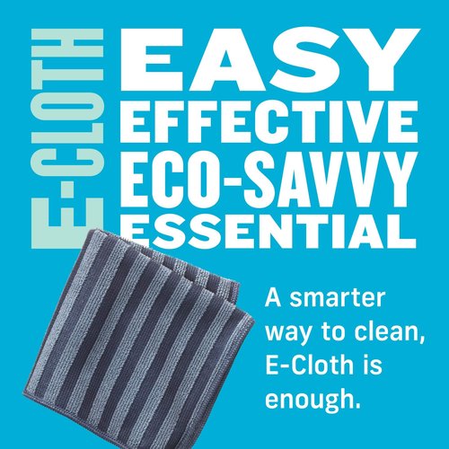 E-Cloth Stainless Steel Cleaning Cloth, Microfiber Stainless Steel Cleaner for a Spotless Shine Home Appliances, Oven, Stove and Refrigerators, Washable and Reusable, 100 Wash Promise