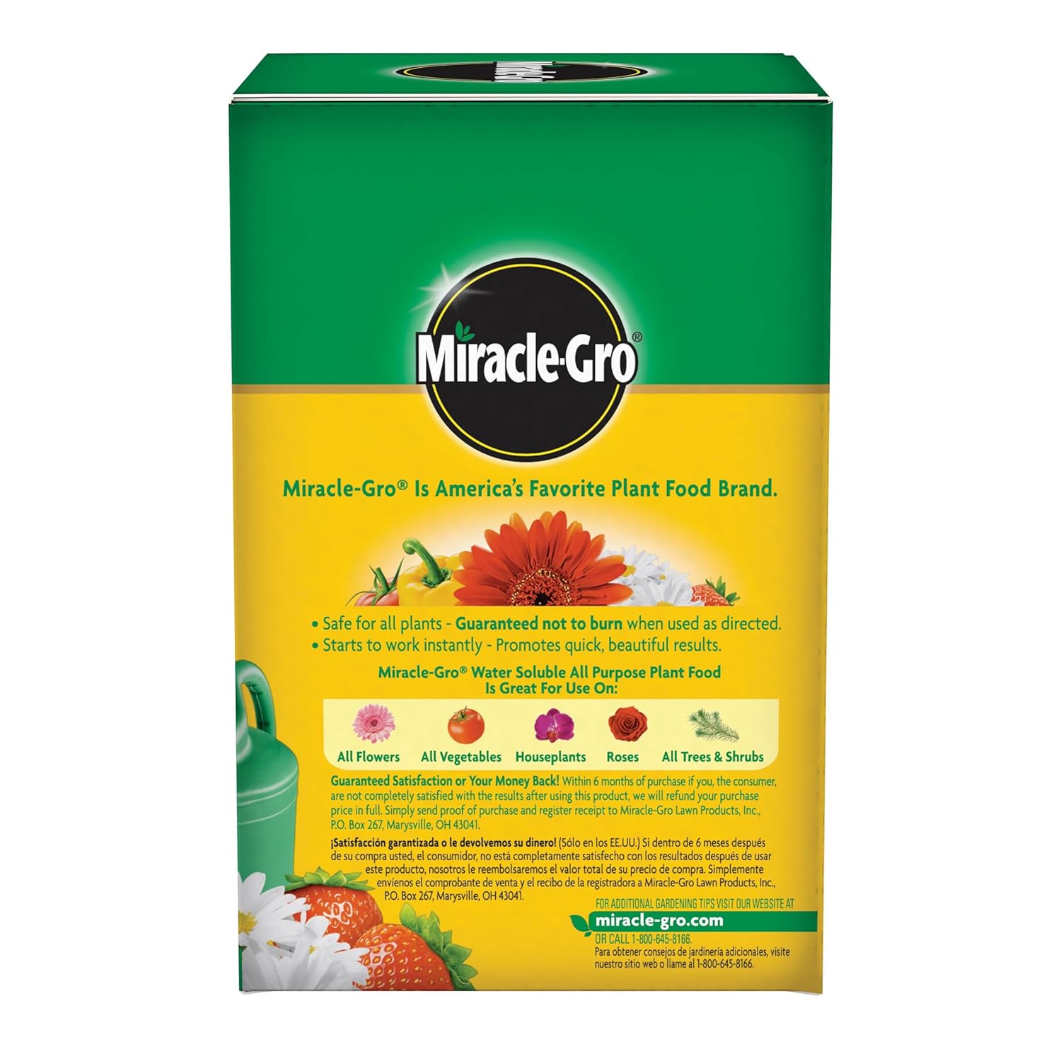 Miracle-Gro All-Purpose Plant Food - Water Soluble Fertilizer for Indoor & Outdoor Plants | 1.5 lbs (Pack of 6)