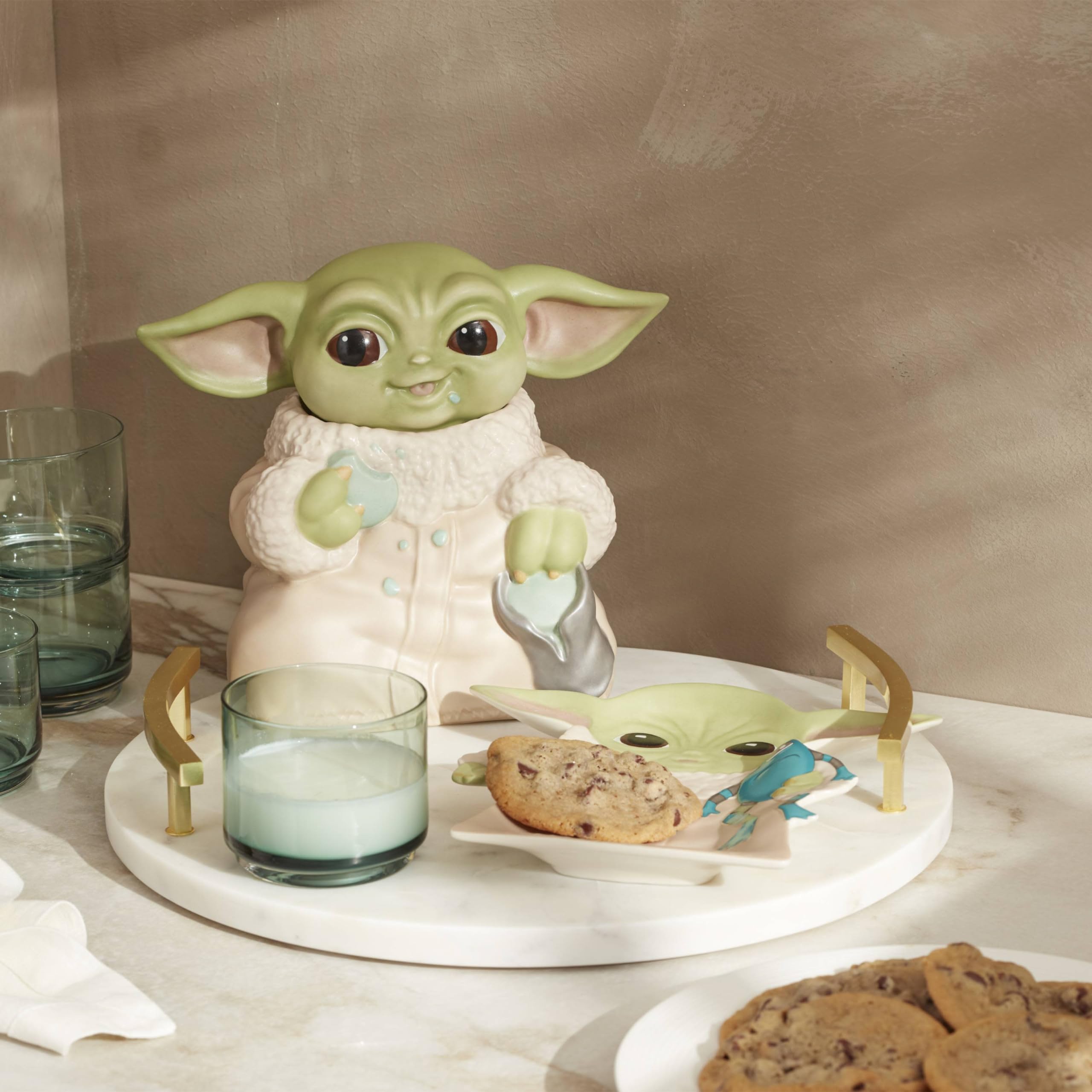 Lenox 896106 Grogu Figural Cookie Jar