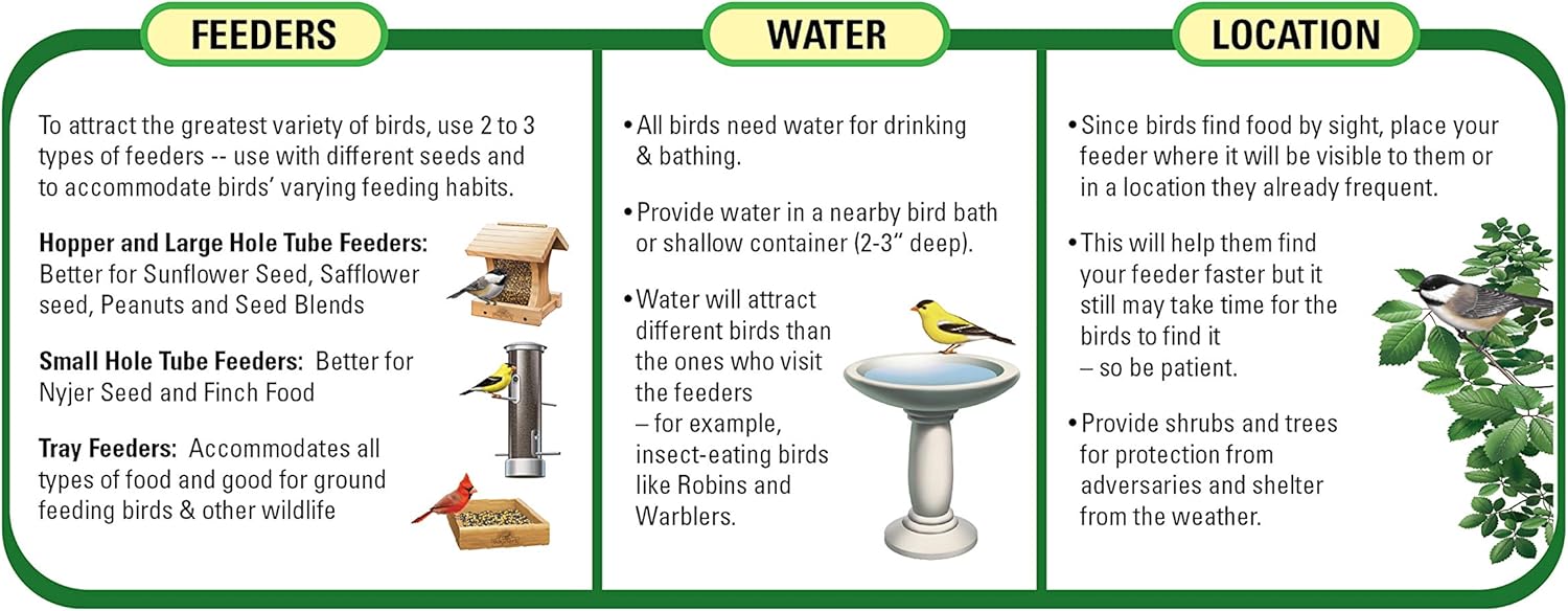 Wagner's Deluxe Wild Bird Food - Premium 10 lb Bag for Attracting Diverse Birds