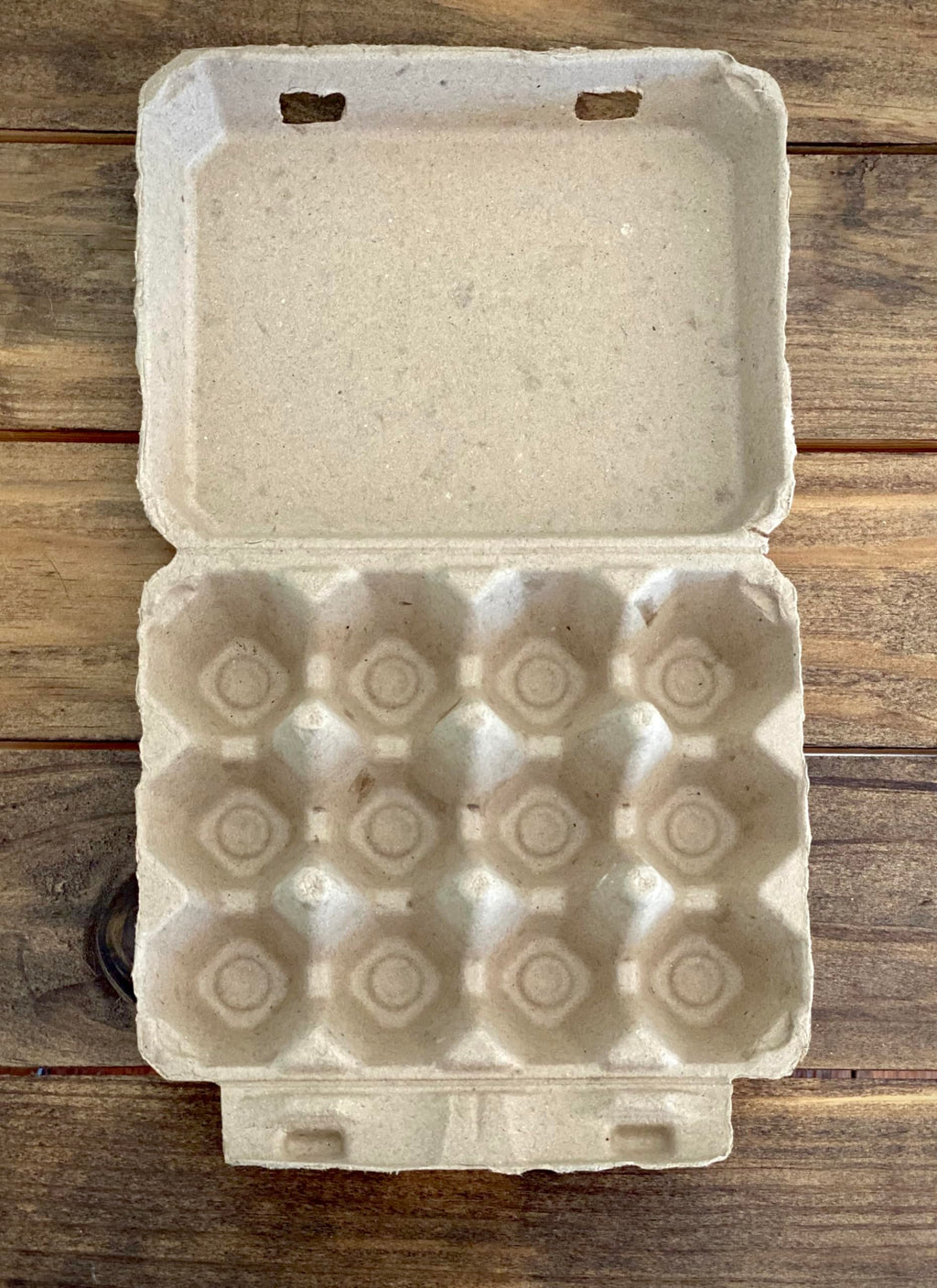 "Vintage Egg Cartons for 12 Large Eggs – Classic 3x4 Layout – Durable Recycled Cardboard – Farmhouse Style – Eco-Friendly Packaging - Tan 65 Pack