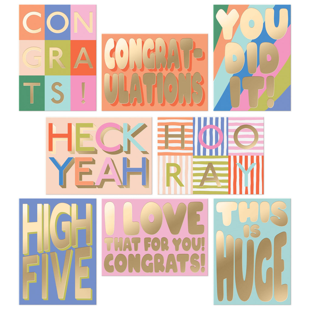 Sweetzer & Orange S&O Fun Congratulations Cards with Envelopes - Colorful Congrats Card Pack of 24 - Encouragement with Envelopes - Appreciation for Coworkers - Boxed Compliment Cards - Recognition