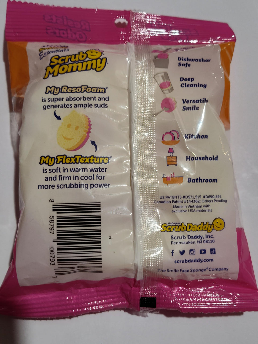 Scrub Mommy Essentials/Mini Mommy Dual-Sided Scrubber + Sponge