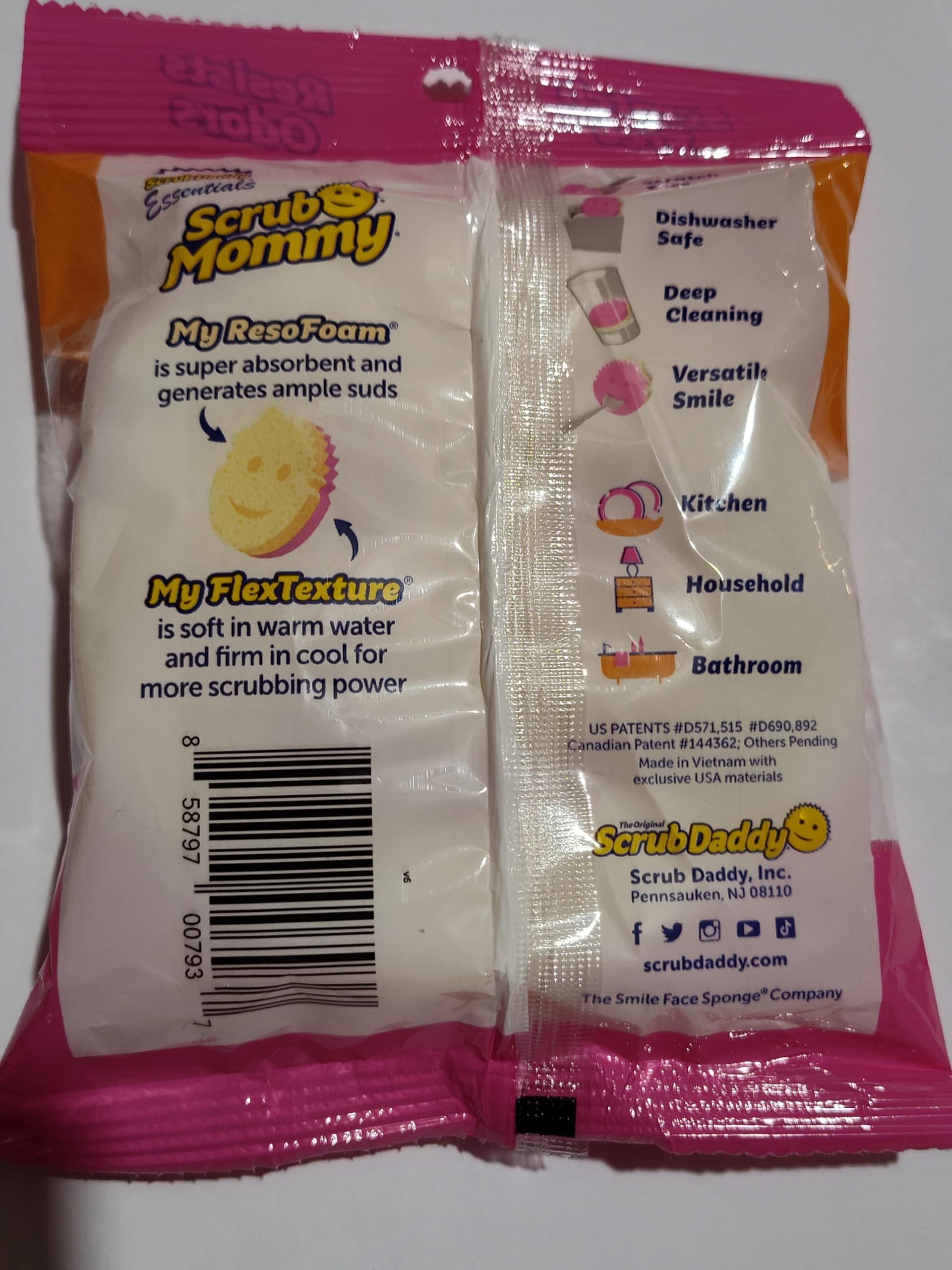 Scrub Mommy Essentials/Mini Mommy Dual-Sided Scrubber + Sponge