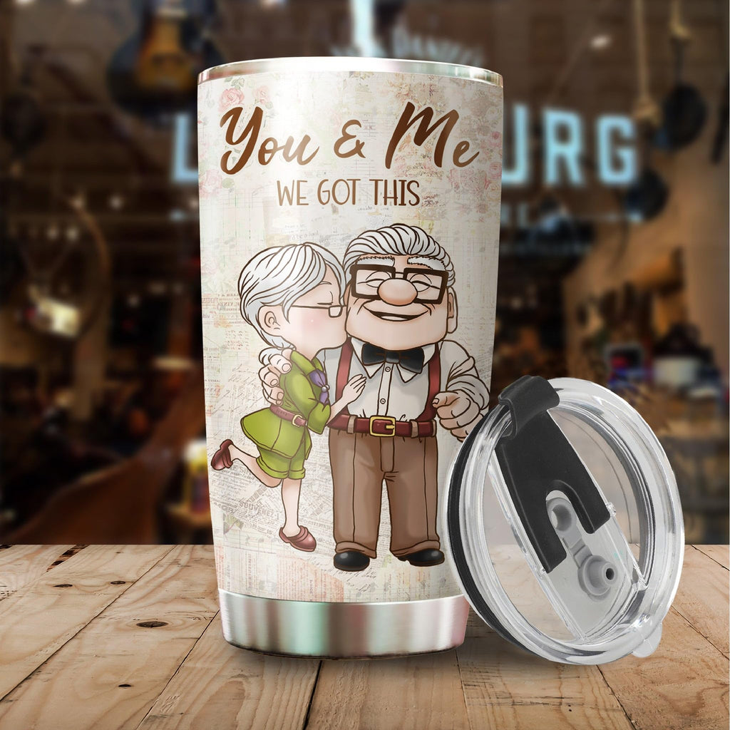 MARSANA Gifts for Her - Valentine Couple Cup - 20 Oz Tumbler