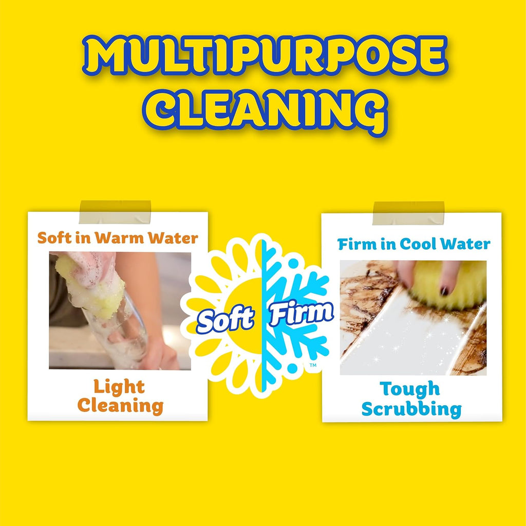 Scrub Daddy Sponges & Cif All-Purpose Cleaner - Non-Scratch Kitchen & Bathroom Cleaning Kit