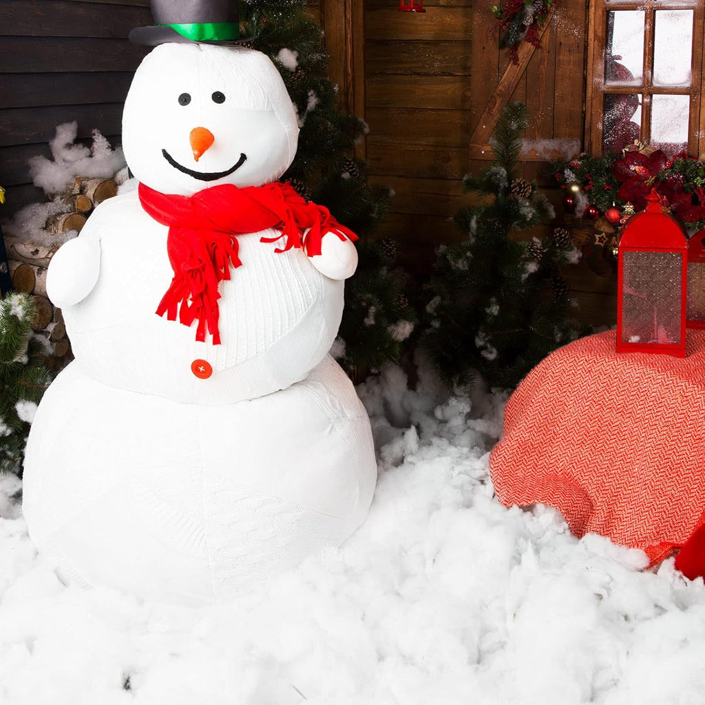 Tatuo 5 Oz Fake Snow - Fluffy Artificial Cloud for Winter Decor | Perfect for Christmas Trees & Nativity Scenes