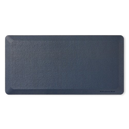 KitchenAid Gourmet Series Kitchen Comfort Gel Mat, Solid Basketweave, Ink Blue, 20"x39"