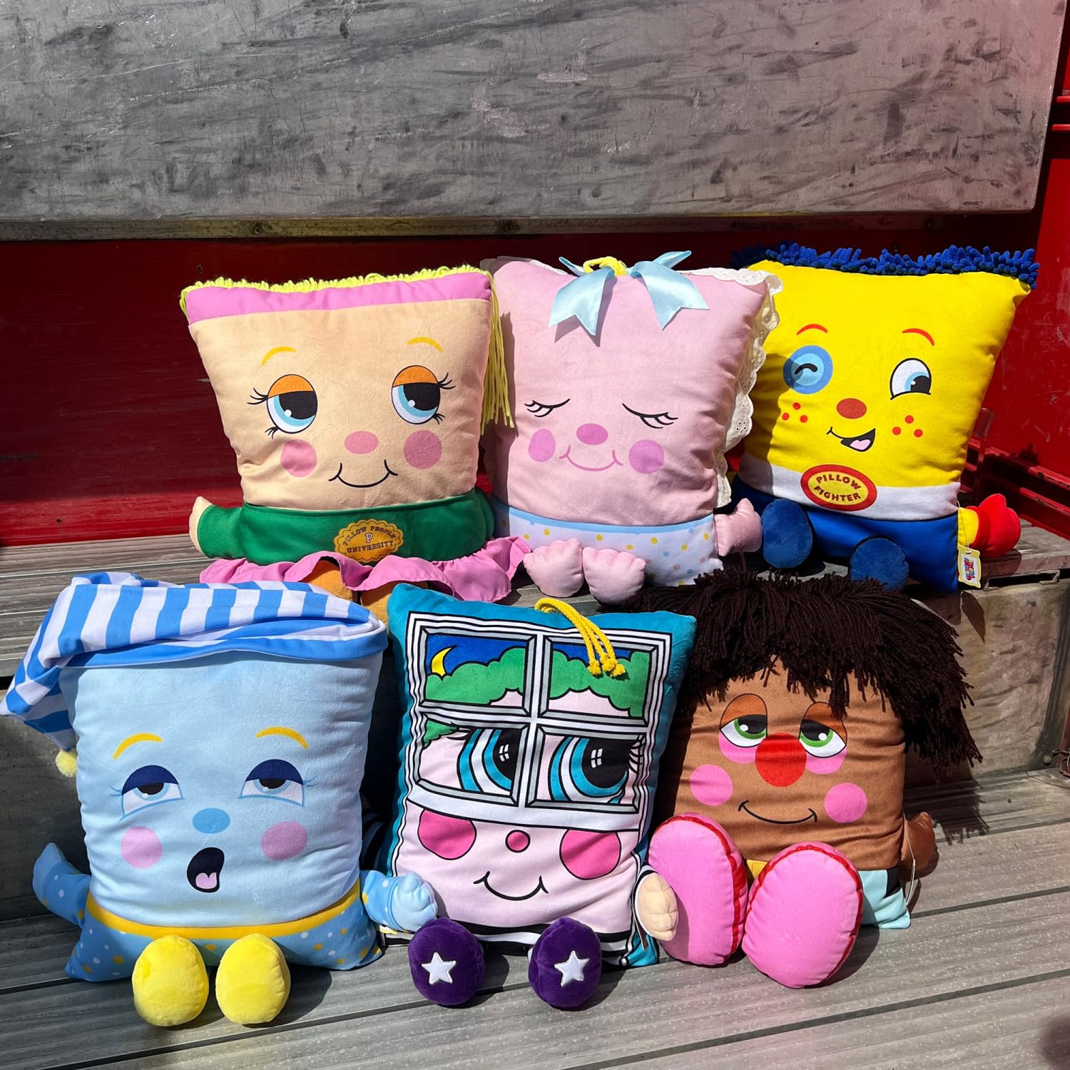 Pillow People: PJ Sandman Plush - 2-in-1 Toy & Pillow, 80's Nostalgic Plush Pal Reimagined, Soft Stuffed Rectangular Character, Cozy Nap & Play Design