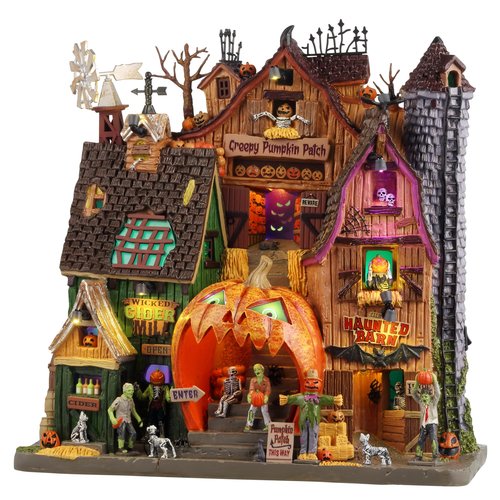 Lemax Creepy Pumpkin Patch, 11.22 x 11.42 x 4.72